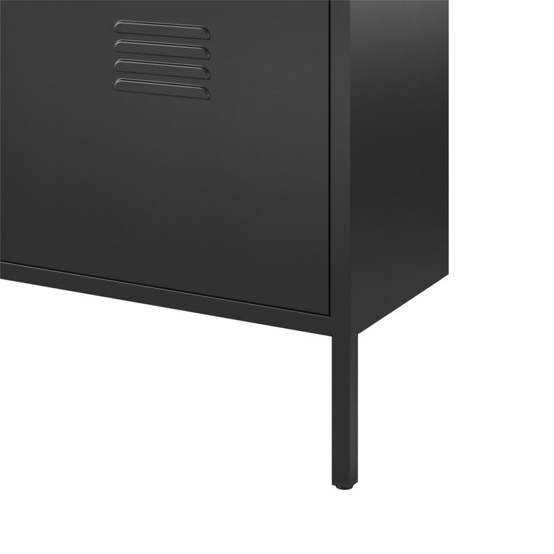 Armoire de rangement pour chaussures Gioia, Noir