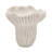 9.3X9x8.7" Sand And Cement Coral Planter With Textured Beige Finish