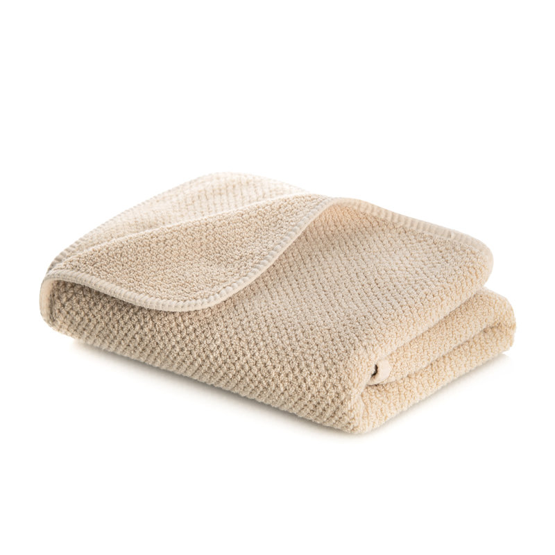 Bee Waffle Bath Towel, Natural, Bath Towels 1-Pack