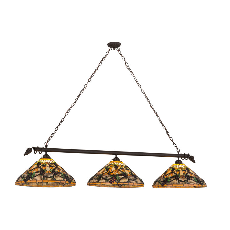 Luminaire suspendu pour îlot de cuisine 3 lumières