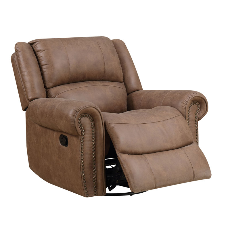 Fauteuil inclinable manuel en similicuir