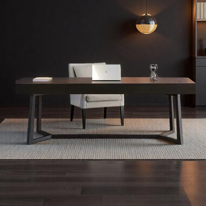 Bureau moderne et minimaliste, H 29,53 po x l 78,74 po x P 31,5 po