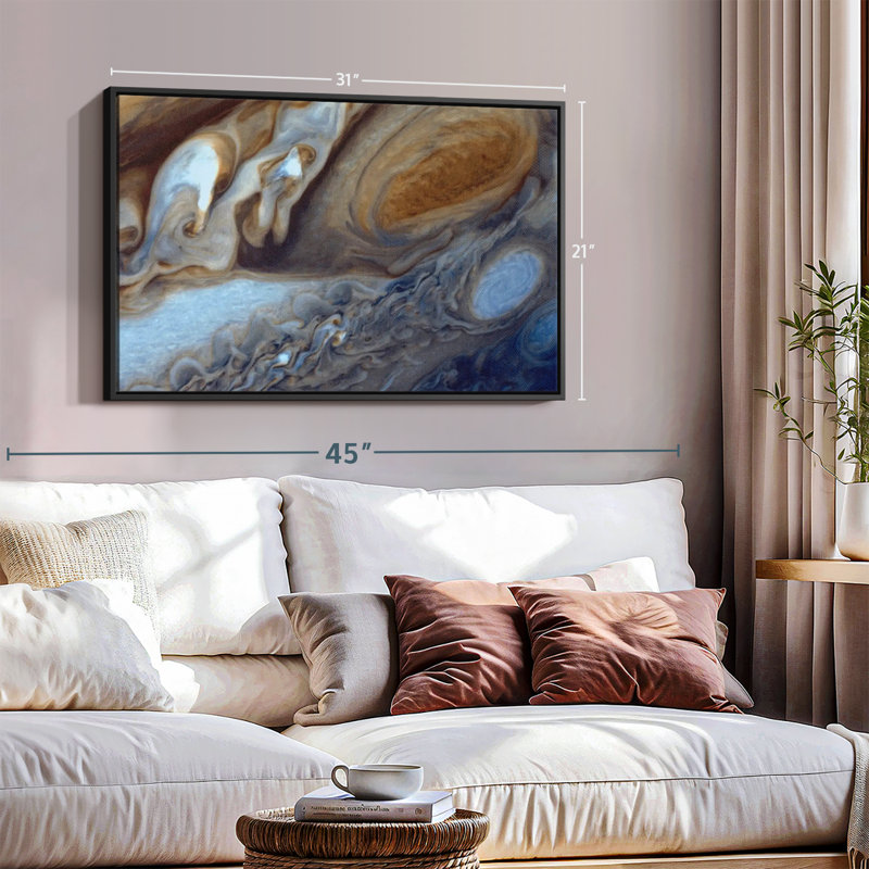 Jupiter's Cloud Formation Canvas Print