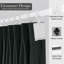 Blackout Pencil Pleat Curtains - Thermal Insulated, Light Blocking Window Drapes-1139010831-1139010867