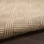 Tapis beige tissé à la machine Marlow-37700653