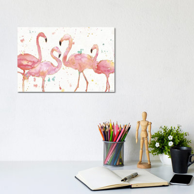 Flamingo Fever I 1 Piece Wall Art