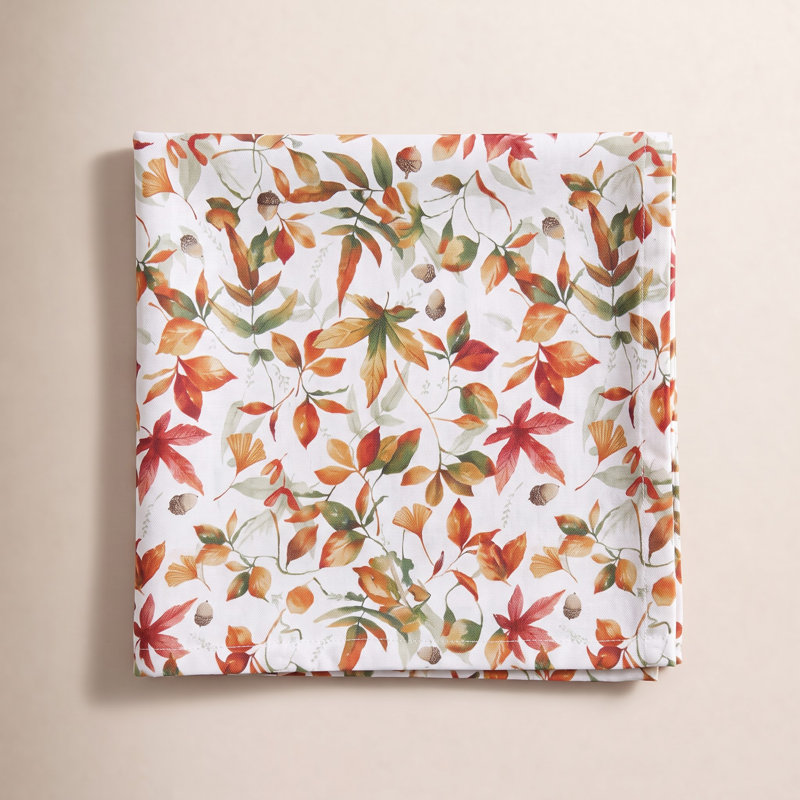 Lilburn Fall Leaf Tablecloth, 104" L x 70" W