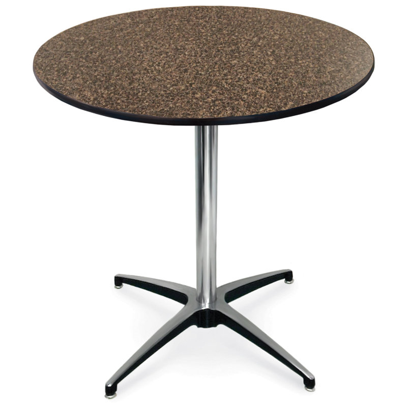 Table ronde ProRent, H 30 po x l 36 po, Granite noir