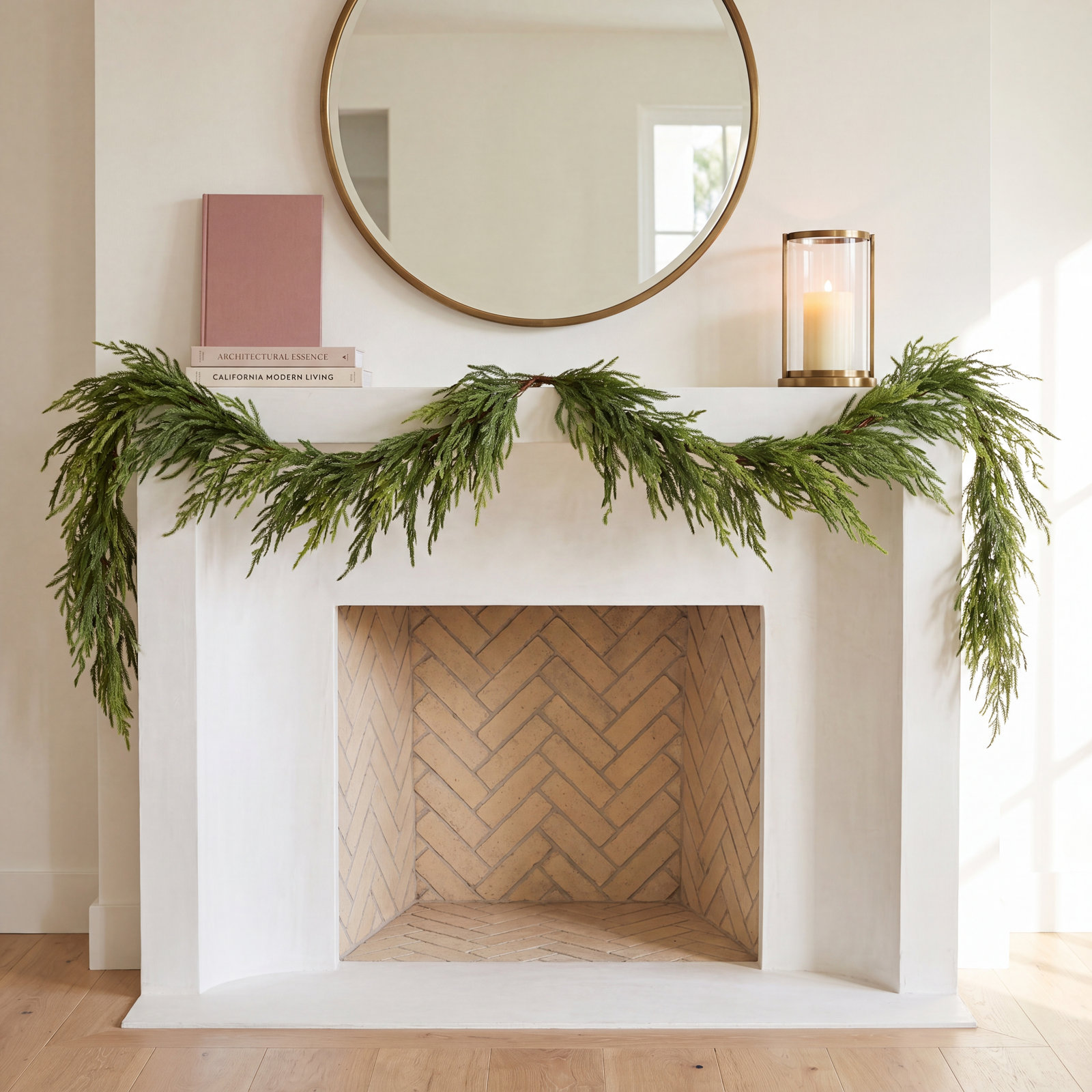 4" Norfolk Pine Christmas Garland