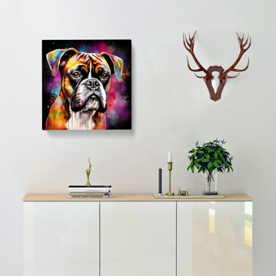 Boxer Dog Graphic - No Frame Print
