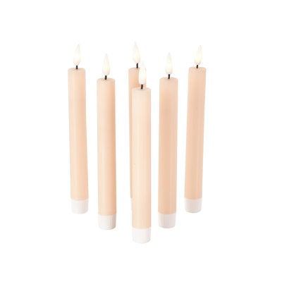 Wax Indoor and Outdoor Flameless Pillar Candles with Remote Control