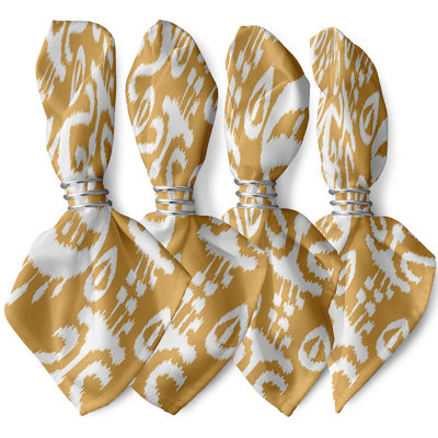 Melchior Polyester Geometric Square Napkin