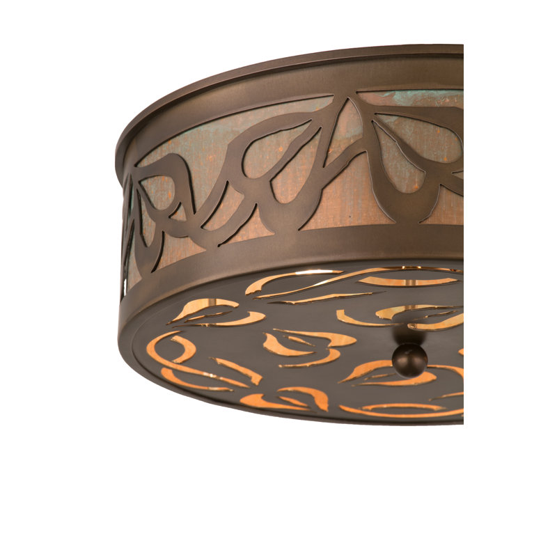 Plafonnier encastré cylindrique unique / remarquable à 3 lumières de 16 po