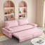 Canapé-lit escamotable de 73,2 po, canapé-lit convertible 3 en 1, causeuse en velours multifonctionnel-304383282
