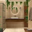 Bamboo  5-7/8"x11-7/8" Fluted Ceramic Wall Tile-90732250