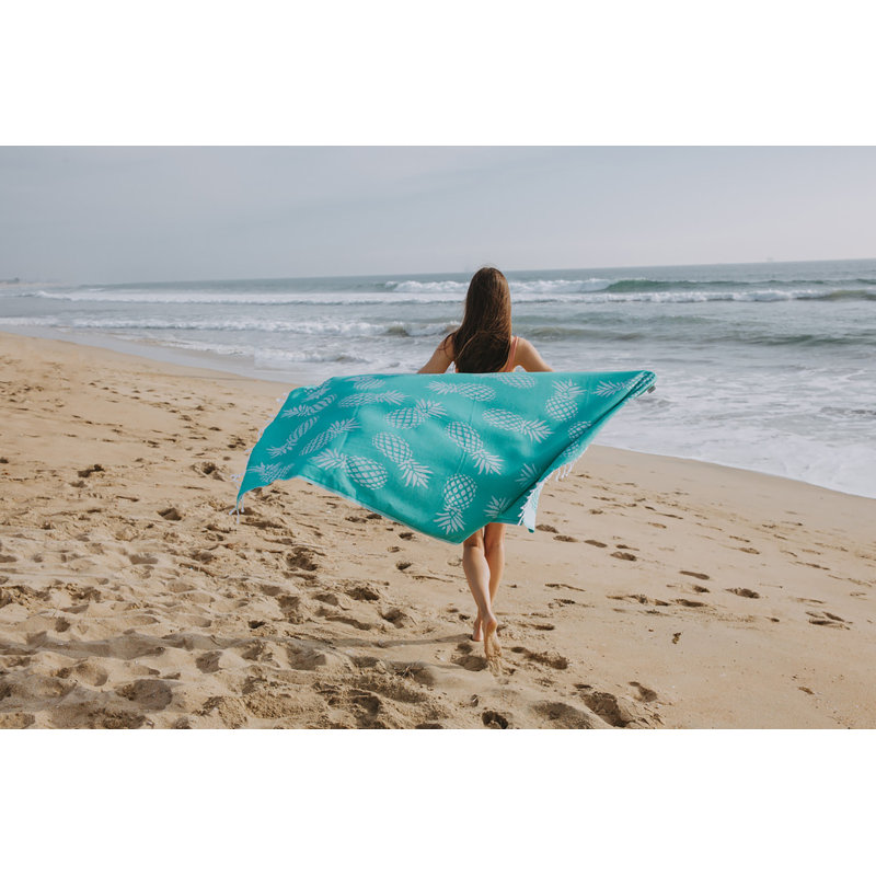Serviette de plage Pineapple, Menthe