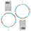  Battery Operated LED Fairy String Lights with Timer