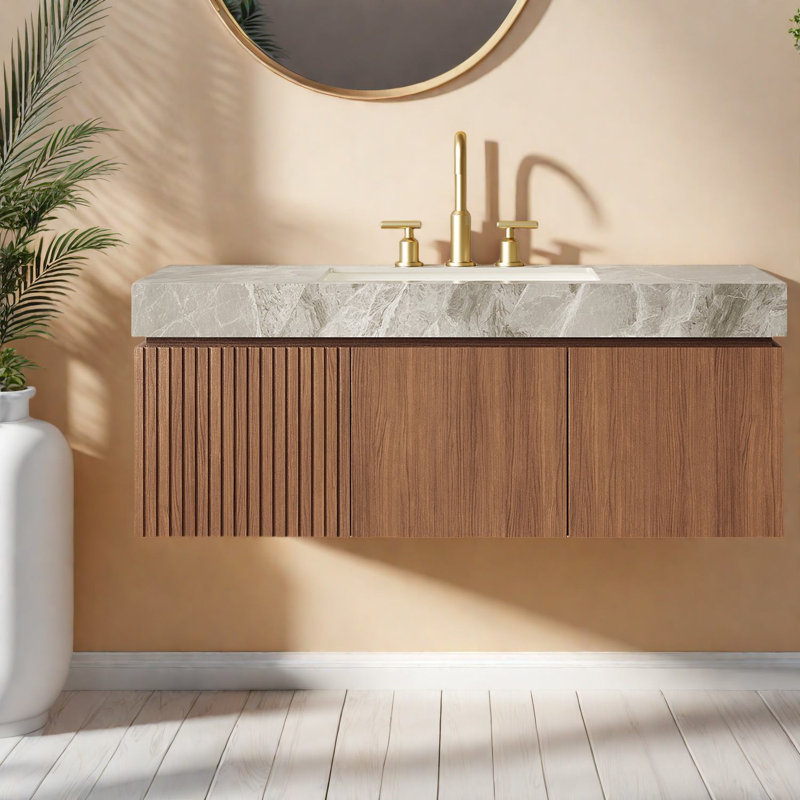 Meuble-lavabo et lavabo flottant Modern