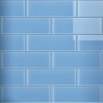 Carreau de mosaïque en verre Crystile 4 po x 12 po