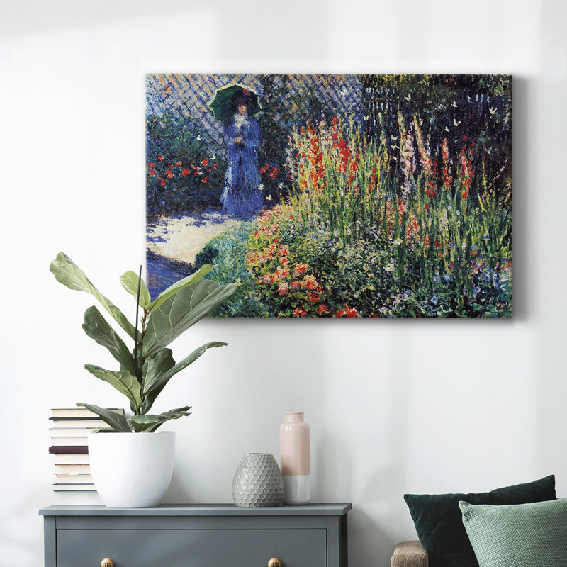 «Gladiolas» par Monet-Gallery, toile tendue, H 12 po x l 18 po