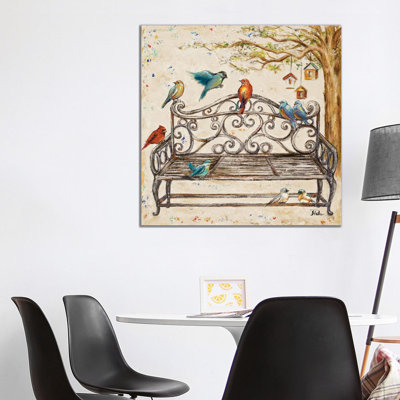 " Birds On The Bench " by Patricia Pinto