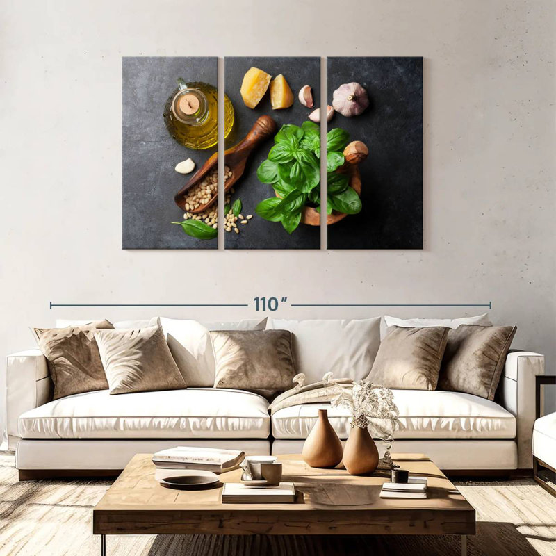 Yarlin Making Pesto, 48" H x 74" W