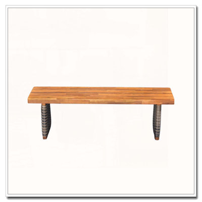 Banc de patio en bois