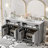 60" Modern Bathroom Vanity Set with Double Vanities (Separate)-648409895