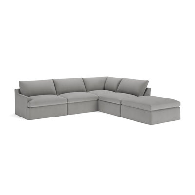 Wrenley 5-Piece Slipcovered Modular Sectional