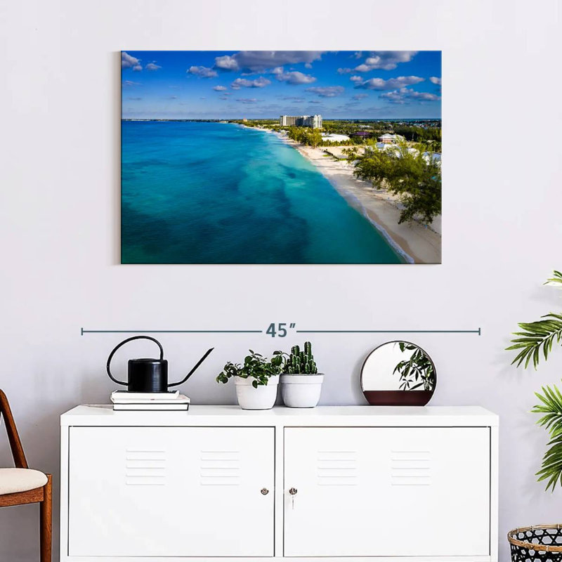 Nicci Cayman Island Shoreline, H 24 po x l 36 po