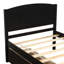 Lit plateforme simple avec deux tiroirs colorés pour plus de fonctionnalité - chambre en bois massif au fini magnifique-2049070700