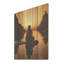 Art tribal africain sur bois de pin naturel, reflets himba-1581319248