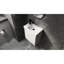 Armoire de lavabo de salle de bain - Lavabo en céramique et meuble-lavabo pratique avec portes en bois d'ingénierie stable-1341963867