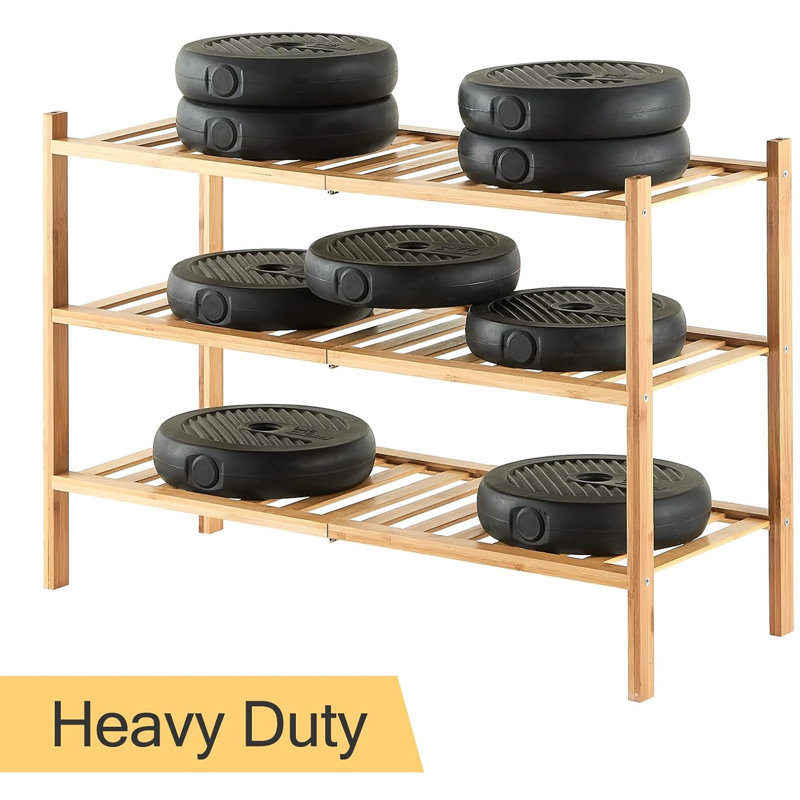 3 Tier Bamboo Shoe Rack