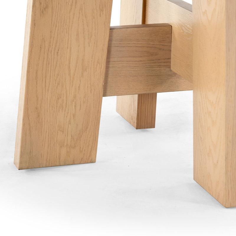 Beverley Round Wood 47 Inch Dining Table, Oak