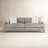 Mily 91" Wide Recessed Arm Sofa