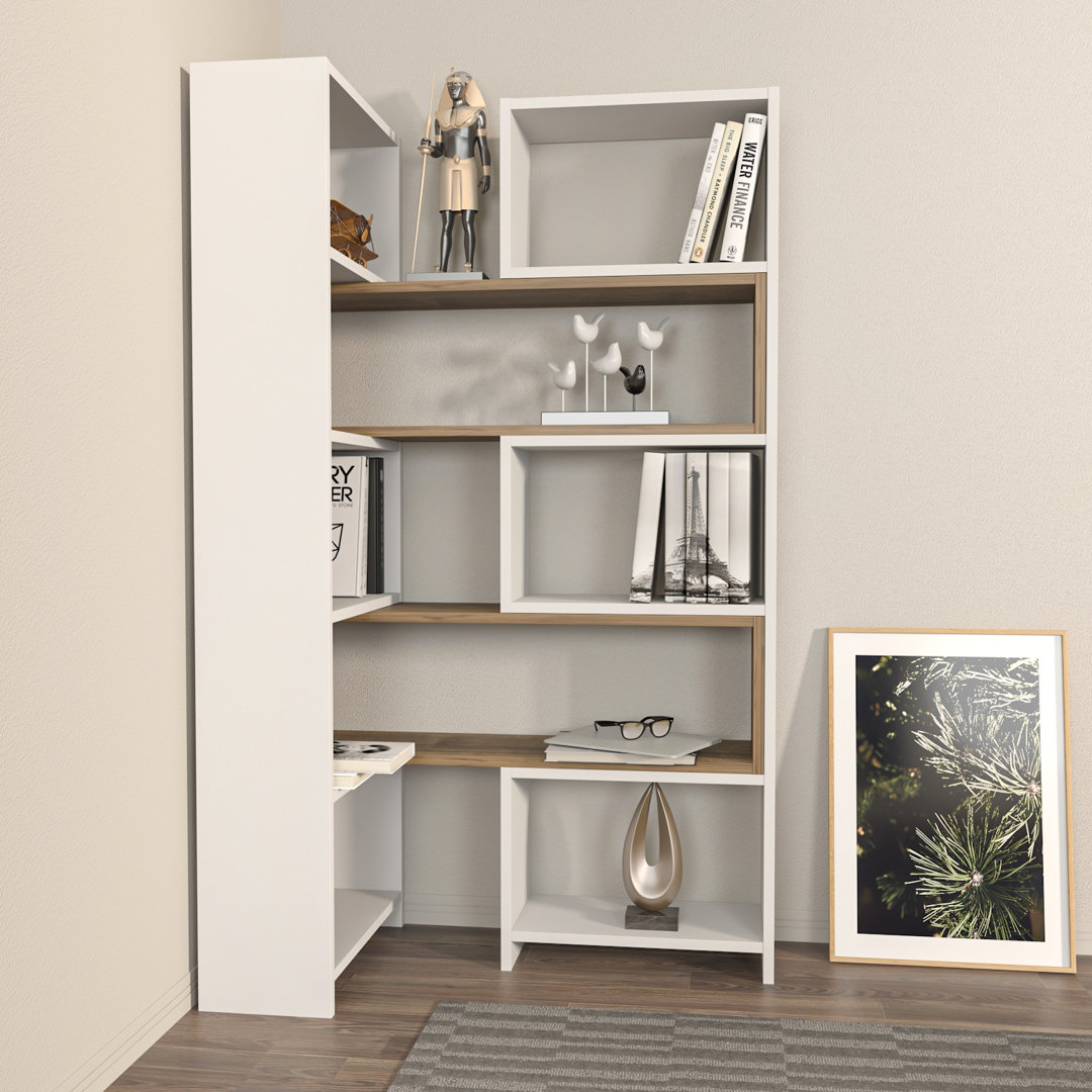 Lilea 150cm H x 165cm W Standard Bookcase