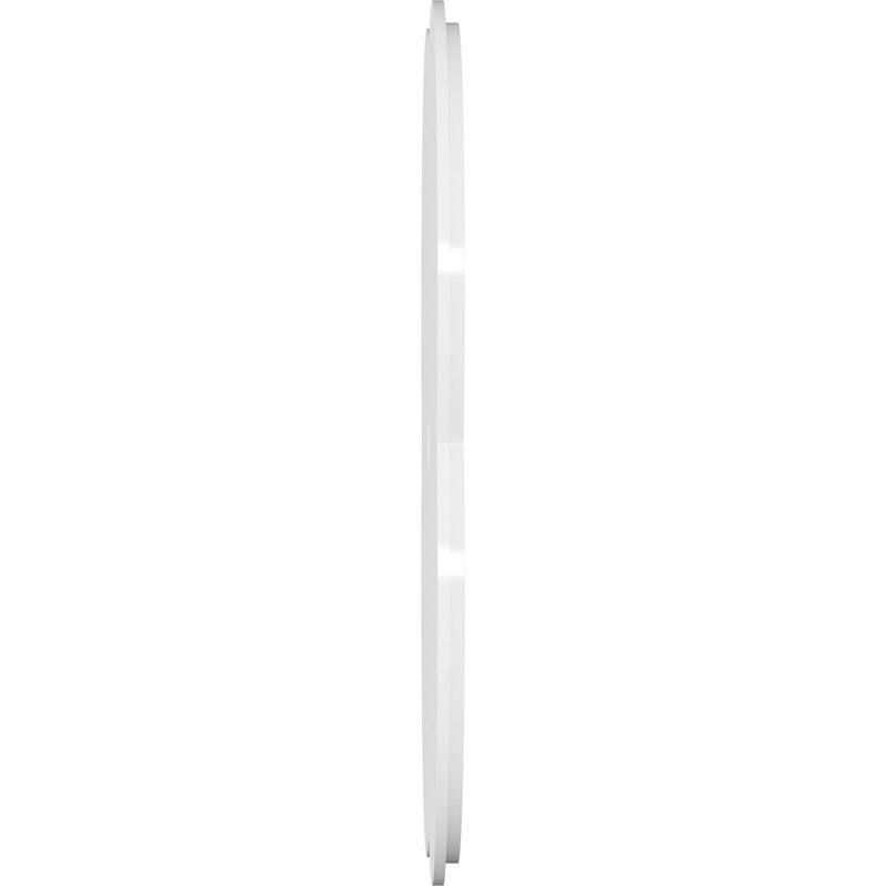 Médaillon de plafond contemporain en PVC de qualité architecturale Charlotte, H 1 po x l 18 po x P 18 po