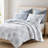 3-Piece Full/Queen Quilt Mini Set,Blue
