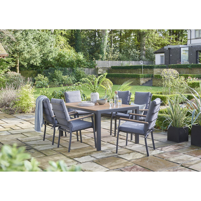 Najmah - Easton Six Seat Rectangular Dining Set