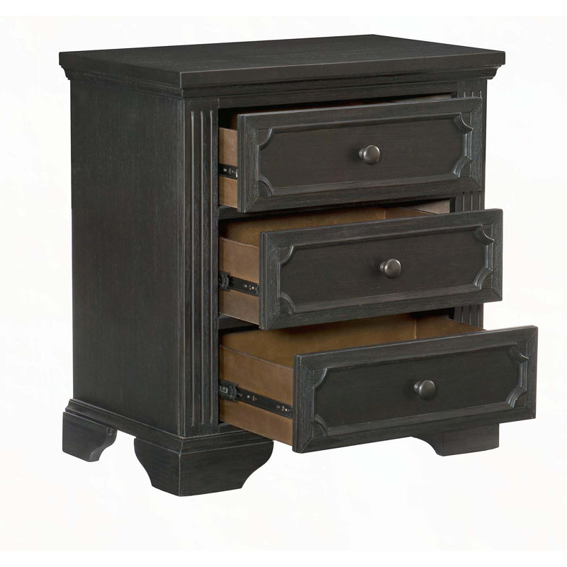 Table de chevet 3 tiroirs Traditional Design