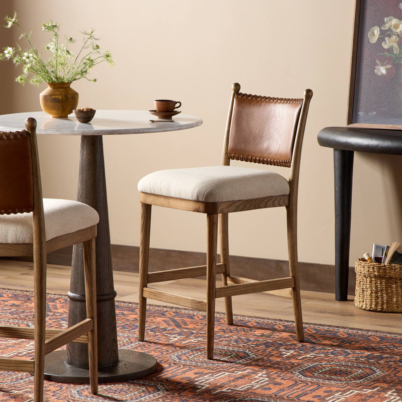 Bella Upholstered Stool, Counter Stool (27" Seat Height)
