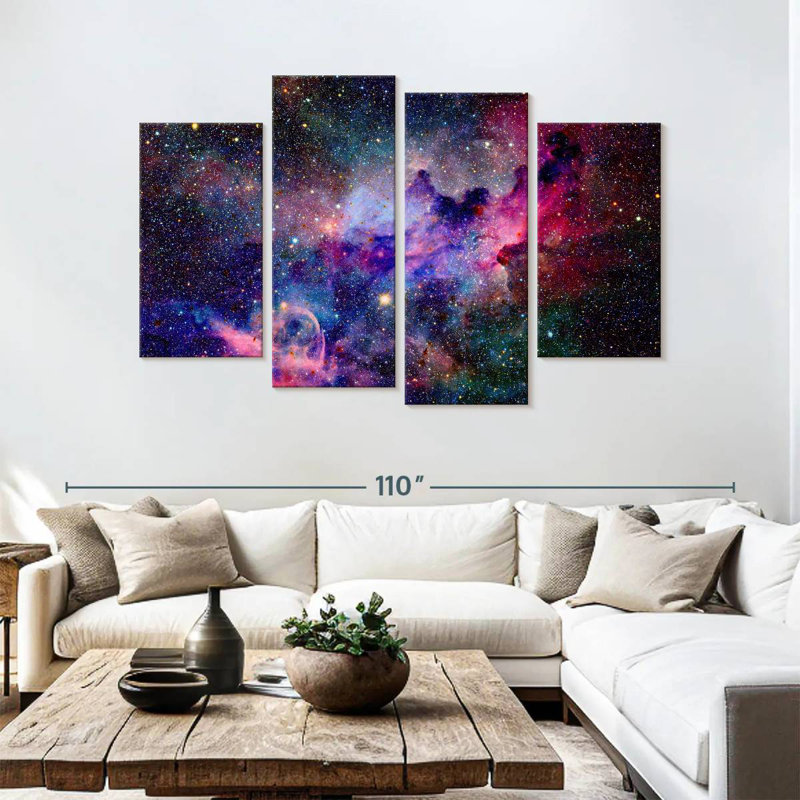 Oberle Galaxy Space Nebula, 54" H x 84" W