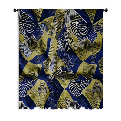 Panneau de rideau transparent en polyester Sundra