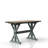 X Based Counter Height Casual Dining Table