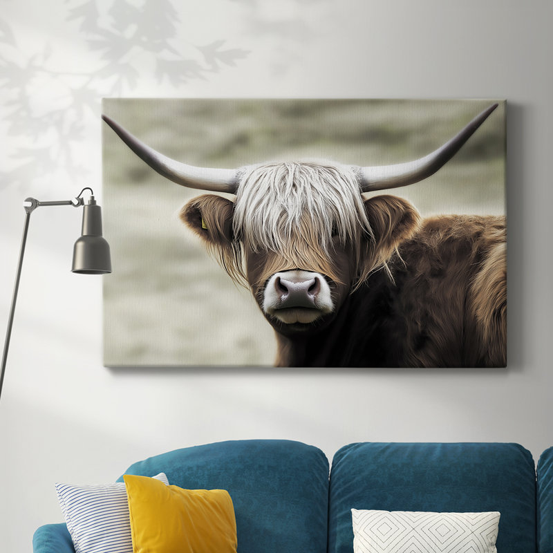 Animaux, paysage, série CCXV III, H 8 po x l 12 po