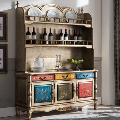 Champagne Gold Solid + Manufactured Wood Sideboard