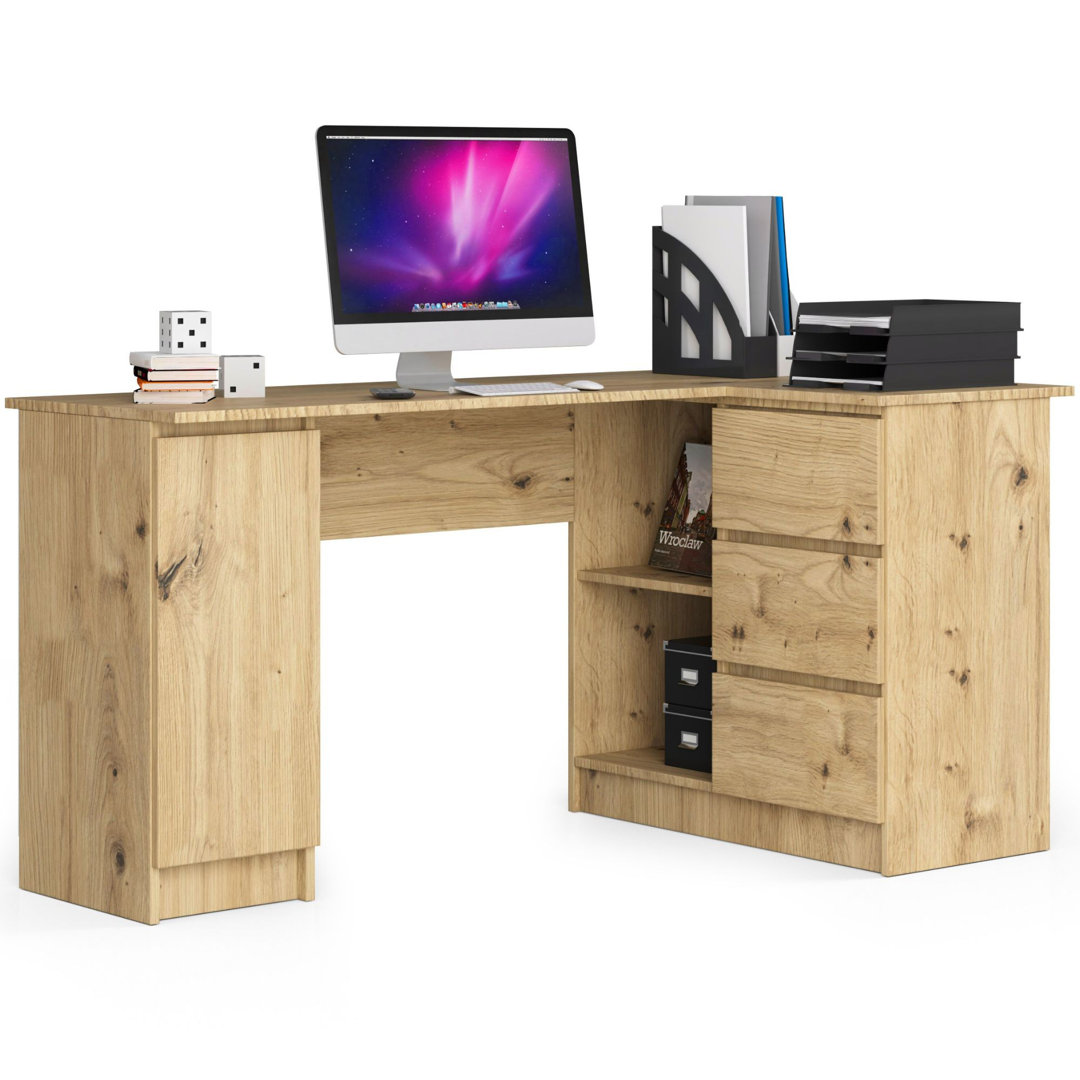 Arimo 155Cm W L-Shaped Desk