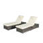 Ensemble de 2 chaises longues d'extérieur avec rangement et chaises de patio-1672230130