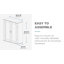 Armoire de salle de bain murale l 22 po x H 24 po x P 8 po Asa
